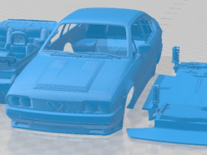 Alfa Romeo GTV6 Tuned Printable Car 3D प्रिंट मॉडल