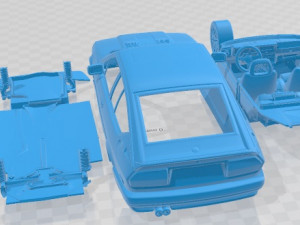 Alfa Romeo GTV6 Tuned Printable Car 3D 打印模型