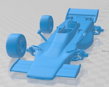 Lotus 56 B 1971 Printable Car 3D 프린트 모델 .c4d .max .obj .3ds .fbx .stl .blend 