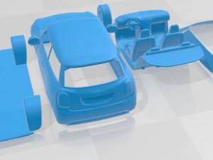 Mini SE Electric 2023 Printable Car 3D Print Model