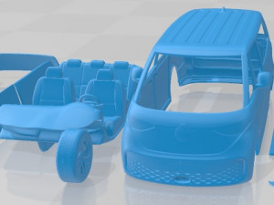 Volkswagen ID Buzz 2023 Printable Car 3D Print Model