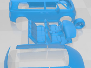 Volkswagen ID Buzz 2023 Printable Car Model do druku 3D