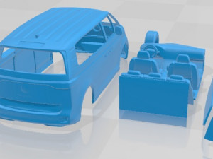 Volkswagen ID Buzz 2023 Printable Car Model do druku 3D