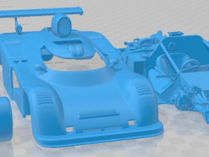 Renault Alpine A442 1978 Printable Car 3D 프린트 모델