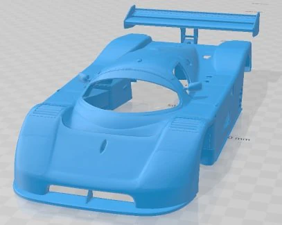 Sauber Mercedes C9 GT 1989 Printable Body Car 3D Print Model .c4d .max .obj .3ds .fbx .stl .blend 