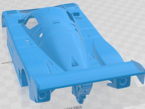 Sauber Mercedes C9 GT 1989 Printable Body Car 3Dプリントモデル