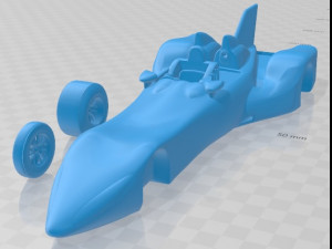 Deltawing Le Mans 2012 Printable Car 3D प्रिंट मॉडल