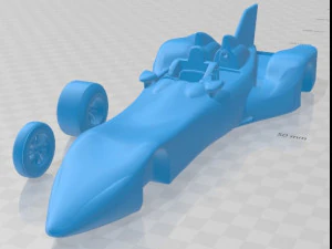 Deltawing Le Mans 2012 Printable Car 3D Print Model