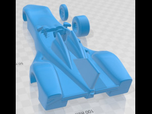 Deltawing Le Mans 2012 Printable Car 3D Print Model