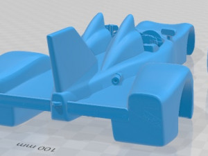 Deltawing Le Mans 2012 Printable Car 3D Print Model