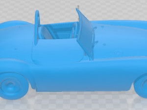 MG MGA Race Printable Car Modèles 3D en vedette