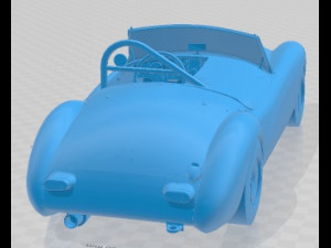 MG MGA Race Printable Car Modèles 3D en vedette