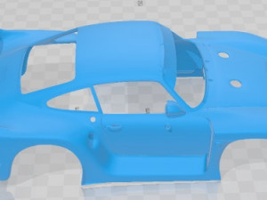 Porsche 961 Printable Body Car 3D 프린트 모델