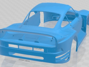 Porsche 961 Printable Body Car 3D 프린트 모델