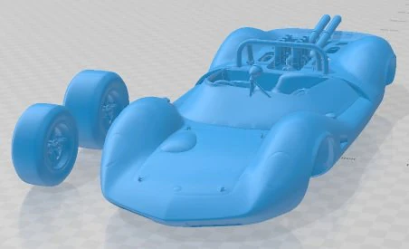 Lotus 40 1965 Printable Car 3D Print Model .c4d .max .obj .3ds .fbx .stl .blend 