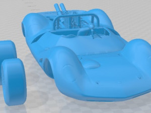Lotus 40 1965 Printable Car 3D Druckmodell