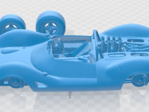 Lotus 40 1965 Printable Car 3D Druckmodell