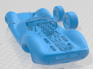 Lotus 40 1965 Printable Car 3D Druckmodell