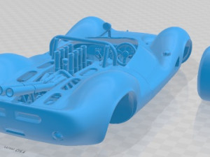 Lotus 40 1965 Printable Car 3D Druckmodell