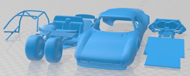 Beck 904 The Ultimate Replica 1964 Printable Car Modelo de Impressão 3D .c4d .max .obj .3ds .fbx .stl .blend 