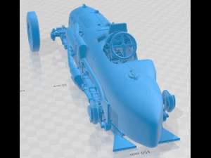 Napier Railton 1917 Printable Car 3D Print Model