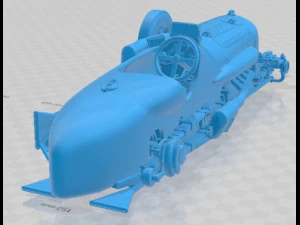 Napier Railton 1917 Printable Car 3D Print Model