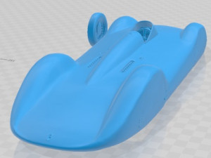 Auto Union Type C Streamliner 1937 Printable Car Modèles 3D en vedette