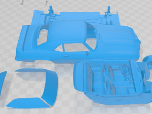Pontiac Firebird Trans Am 1969 Printable Car 3D Принт Модель