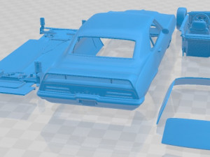 Pontiac Firebird Trans Am 1969 Printable Car 3D Принт Модель