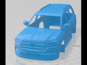 トヨタ ランドクルーザー 200 2021 印刷可能なボディカー 3Dプリントモデル