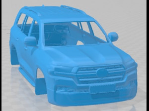 Toyota Land Cruiser 200 2021 Printable Body Car Modèles 3D en vedette