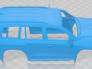 Toyota Land Cruiser 200 2021 Printable Body Car Modèles 3D en vedette