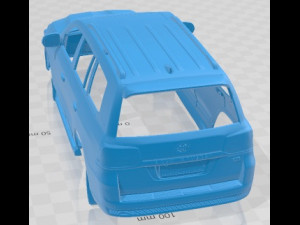Toyota Land Cruiser 200 2021 Printable Body Car Modèles 3D en vedette