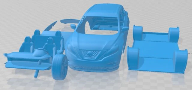 Nissan Murano Z52 2019 Printable Car 3D Print Model .c4d .max .obj .3ds .fbx .stl .blend 