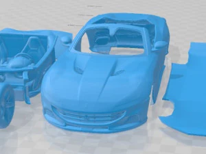 Ferrari Portofino M 2021 Printable Car 3D Print Model