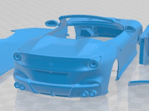 Ferrari Portofino M 2021 Printable Car 3D Baskı Modeli