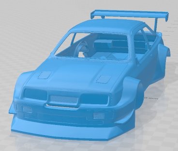 Sierra RS500 TimeAttack Printable Body Car 3D 打印模型 .c4d .max .obj .3ds .fbx .stl .blend
