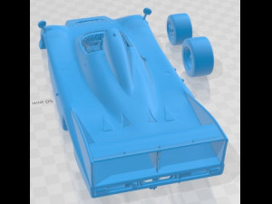 Porsche 936 1981 Printable Car 3D 프린트 모델