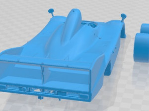 Porsche 936 1981 Printable Car 3D 프린트 모델