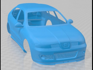Seat Leon Cupra R 2003 Printable Body Car 3D Print Model