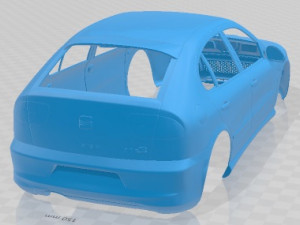 Seat Leon Cupra R 2003 Printable Body Car 3D Print Model