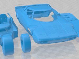 Lancia Stratos GR 4 Printable Car Modèles 3D en vedette