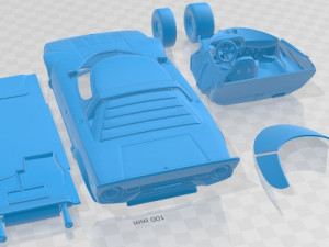 Lancia Stratos GR 4 Printable Car Modèles 3D en vedette