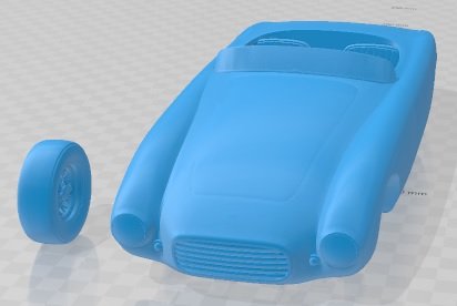 Ferrari 212 Export 1951 Printable Car Model do druku 3D .c4d .max .obj .3ds .fbx .stl .blend 