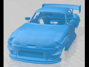 Suzuki Cappuccino Drift Printable Body Car 3D Print Model