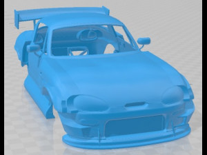 Suzuki Cappuccino Drift Printable Body Car 3D Print Model