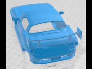 Suzuki Cappuccino Drift Printable Body Car 3D Print Model