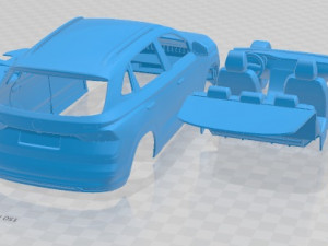 Skoda Kamiq Cn 2019 Printable Car 3Dプリントモデル