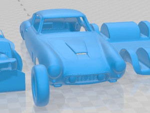 Ferrari 250 GT SWB Berlinetta 1957 Printable Car 3D Baskı Modeli