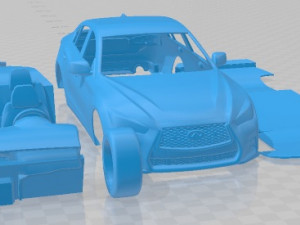 Infiniti Q50 2021 Printable Car 3D Принт Модель